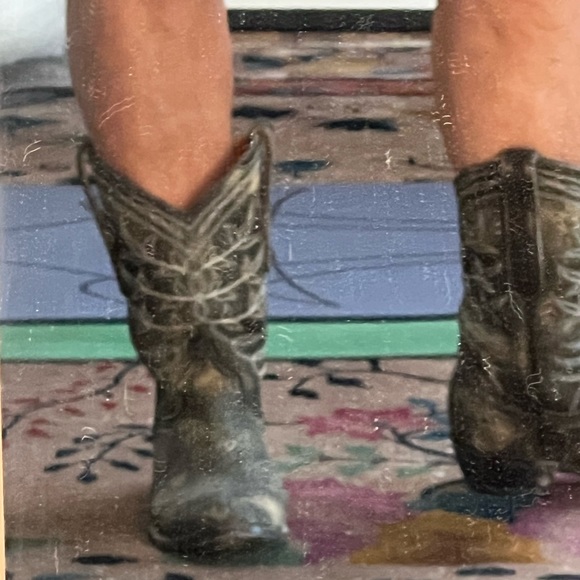 Handmade, Vintage Old Gringo Boots. Round toe size 6M. Black w cream Free People - Picture 8 of 13